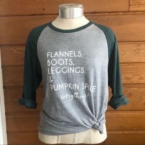 3/4 Length Sleeve Tee